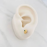 Topos Grano de Cafe 0.55g / 6.21mm Oro Amarillo 18K
