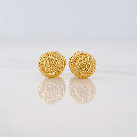 Topos Circulo Corona 0.65g / 5.83mm Oro Amarillo 18K