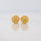 Topos Circulo Corona 0.65g / 5.83mm Oro Amarillo 18K