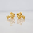 Topos Cruz Cristo 0.55g / 4.08mm Oro Amarillo 18K