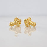 Topos Cruz Cristo 0.55g / 4.08mm Oro Amarillo 18K