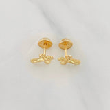 Topos Cruz Cristo 0.55g / 4.08mm Oro Amarillo 18K