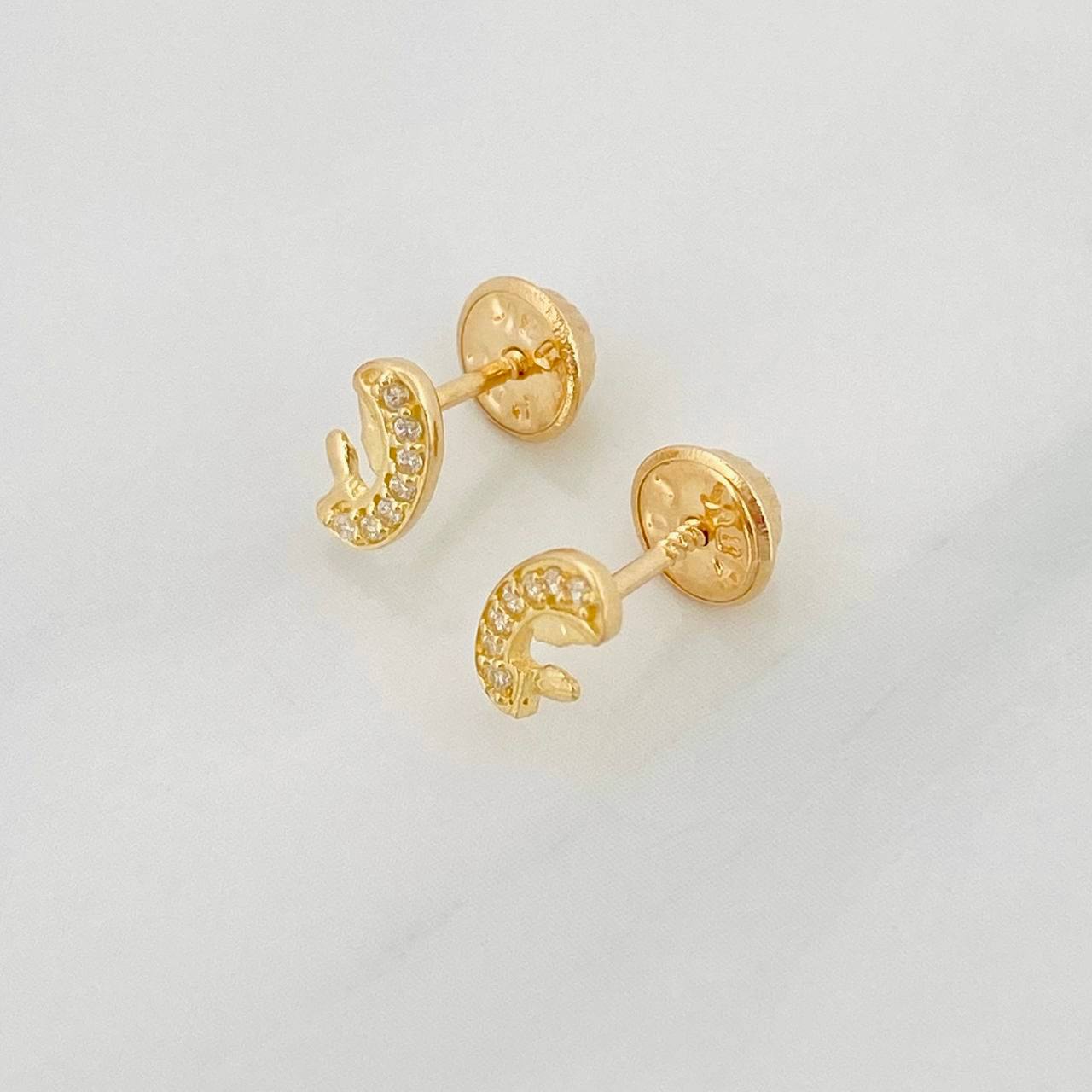 Topos Rostro Virgen Maria 0.85g / 4.18mm Oro Amarillo 18K