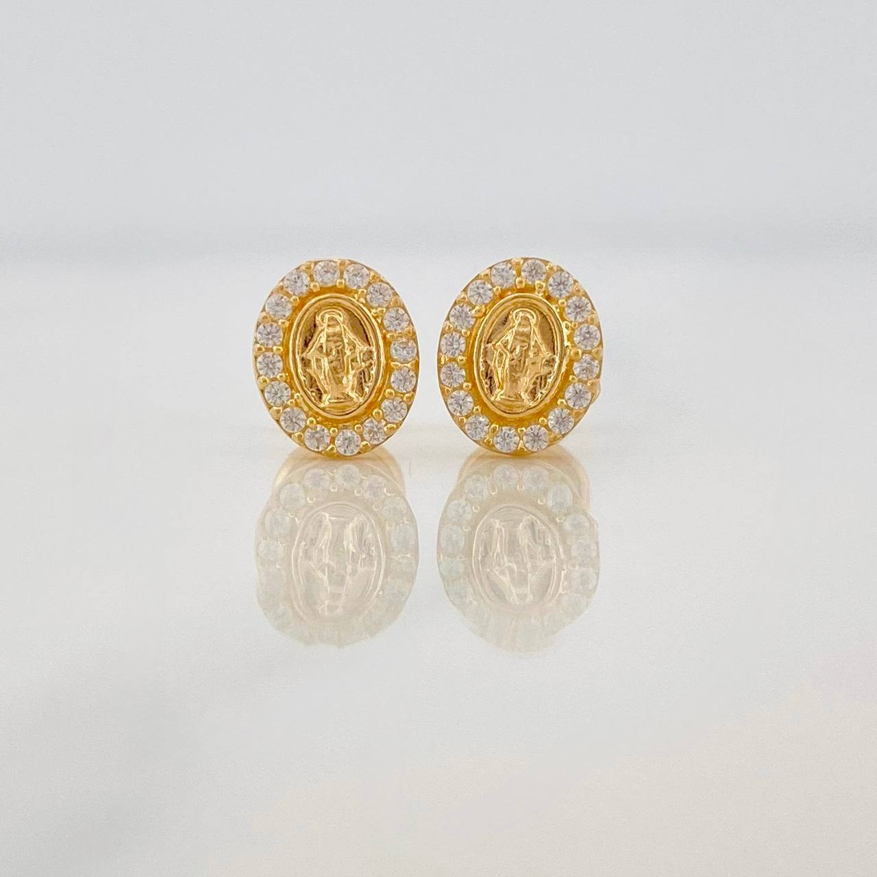 Topos Virgen Milagrosa 1.05g / 6.27mm Oro Amarillo 18K