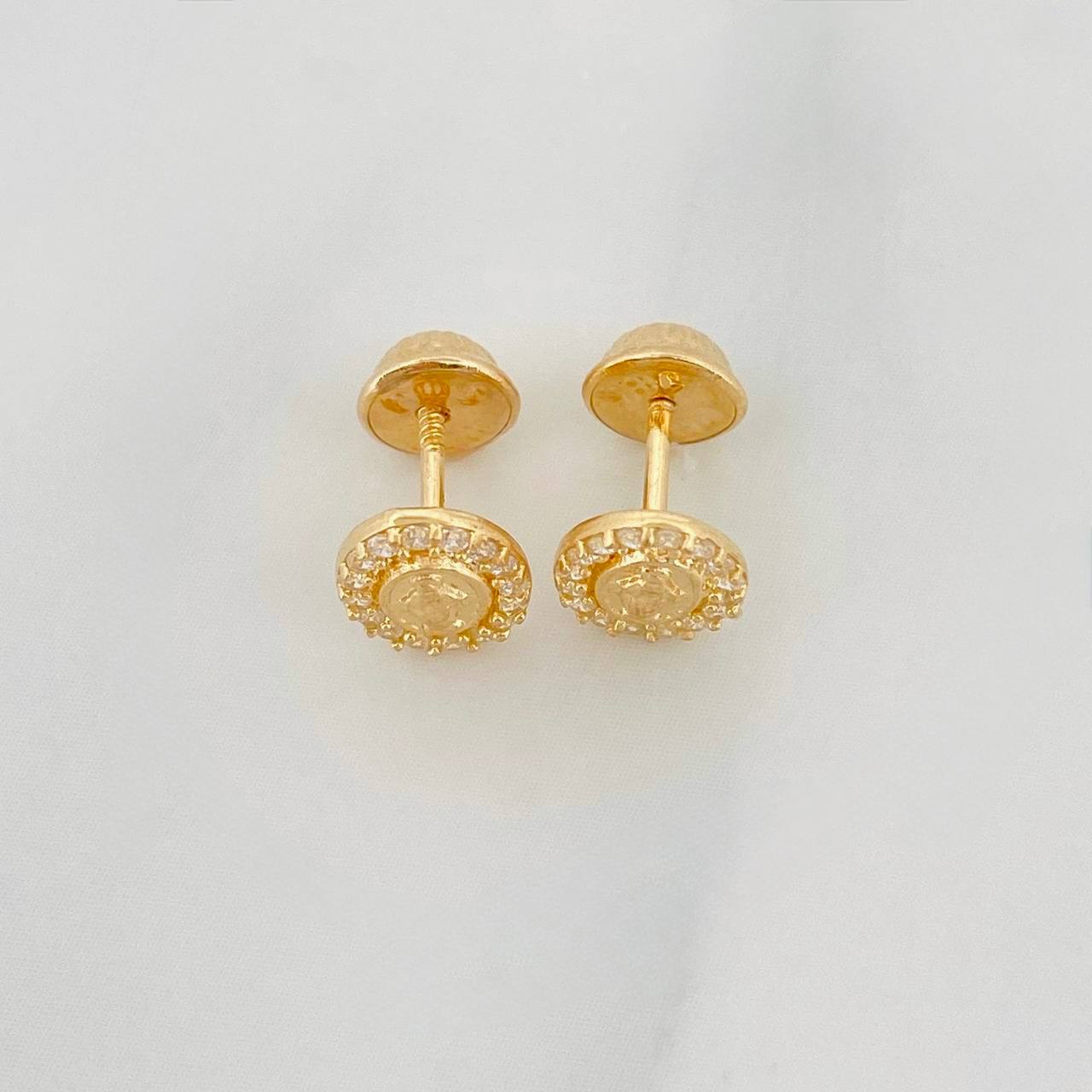 Topos Virgen Milagrosa 1.05g / 6.27mm Oro Amarillo 18K