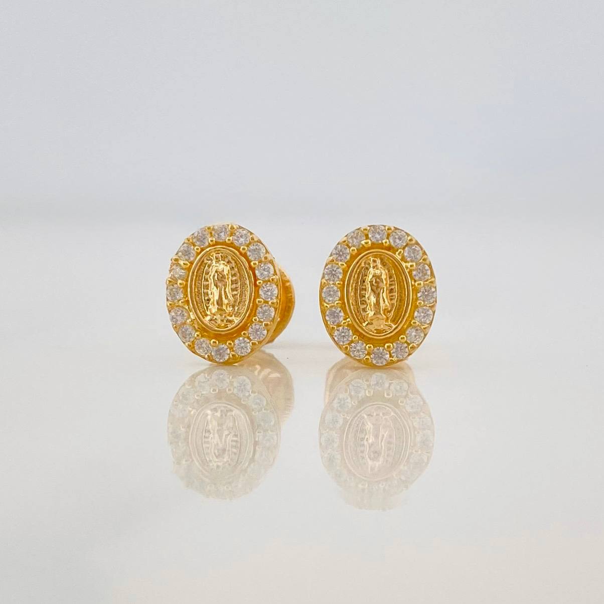 Topos Virgen de Guadalupe 1.1g / 6.15mm Oro Amarillo 18K