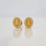 Topos Virgen de Guadalupe 1.1g / 6.15mm Oro Amarillo 18K