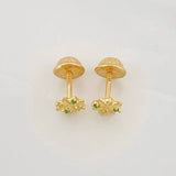 Topos Copos de Nieve 0.7g / 5.15mm Oro Amarillo 18K