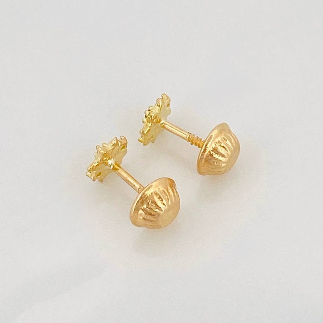 Topos Copos de Nieve 0.7g / 5.15mm Oro Amarillo 18K