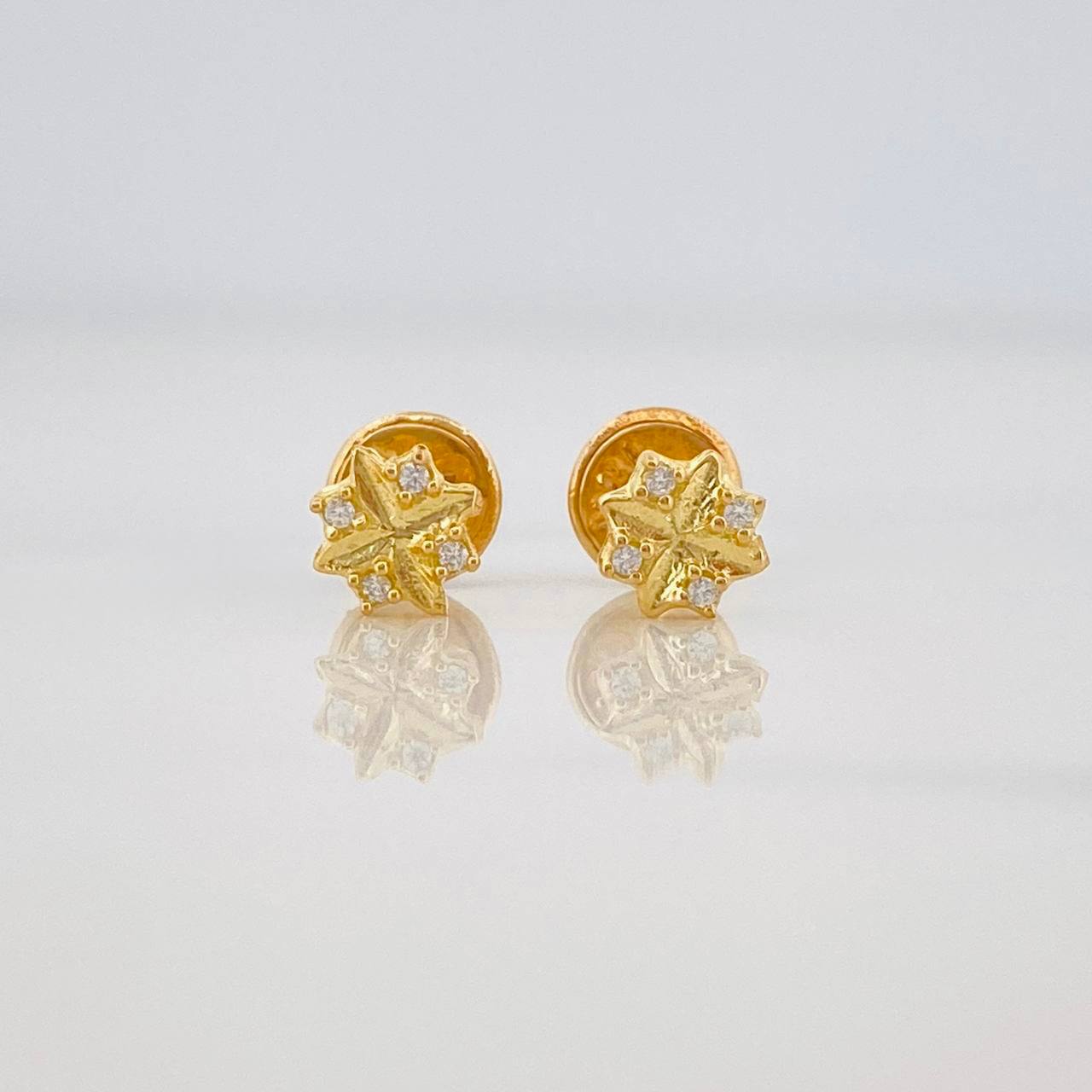 Topos Copos de Nieve 0.7g / 5.15mm Oro Amarillo 18K