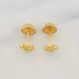 Topos Copos de Nieve 0.7g / 5.15mm Oro Amarillo 18K