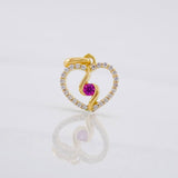 Dije Silueta Espiral 0.9g / 1.3cm Oro Amarillo 18K