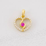 Dije Silueta Espiral 0.9g / 1.3cm Oro Amarillo 18K