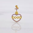 Dije Sagrado Corazón de Jesús 0.95g / 2.2cm Oro Amarillo 18K