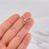 Dije Sagrado Corazón de Jesús 0.95g / 2.2cm Oro Amarillo 18K