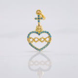 Dije Sagrado Corazón de Jesús 0.95g / 2.2cm Oro Amarillo 18K
