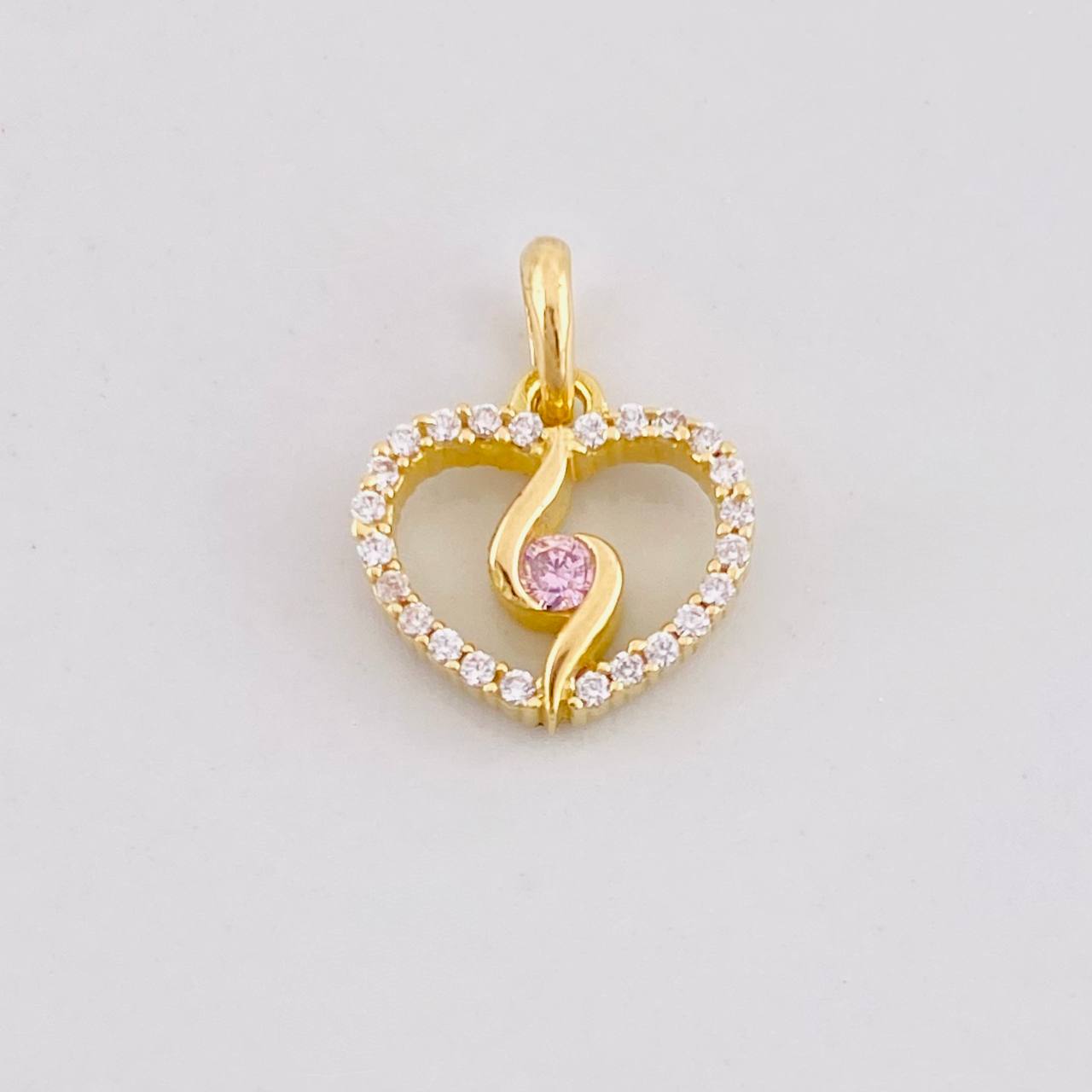 Dije Silueta Espiral 0.9g / 1.3cm Oro Amarillo 18K