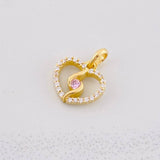 Dije Silueta Espiral 0.9g / 1.3cm Oro Amarillo 18K