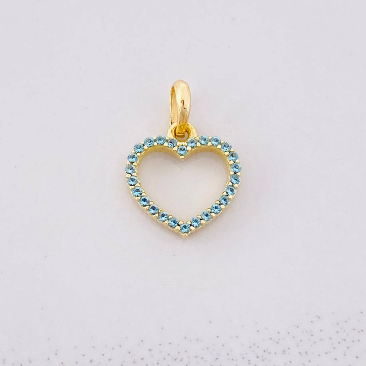 Dije Silueta Corazón 0.65g / 1.3cm Oro Amarillo 18K