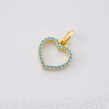 Dije Silueta Corazón 0.65g / 1.3cm Oro Amarillo 18K