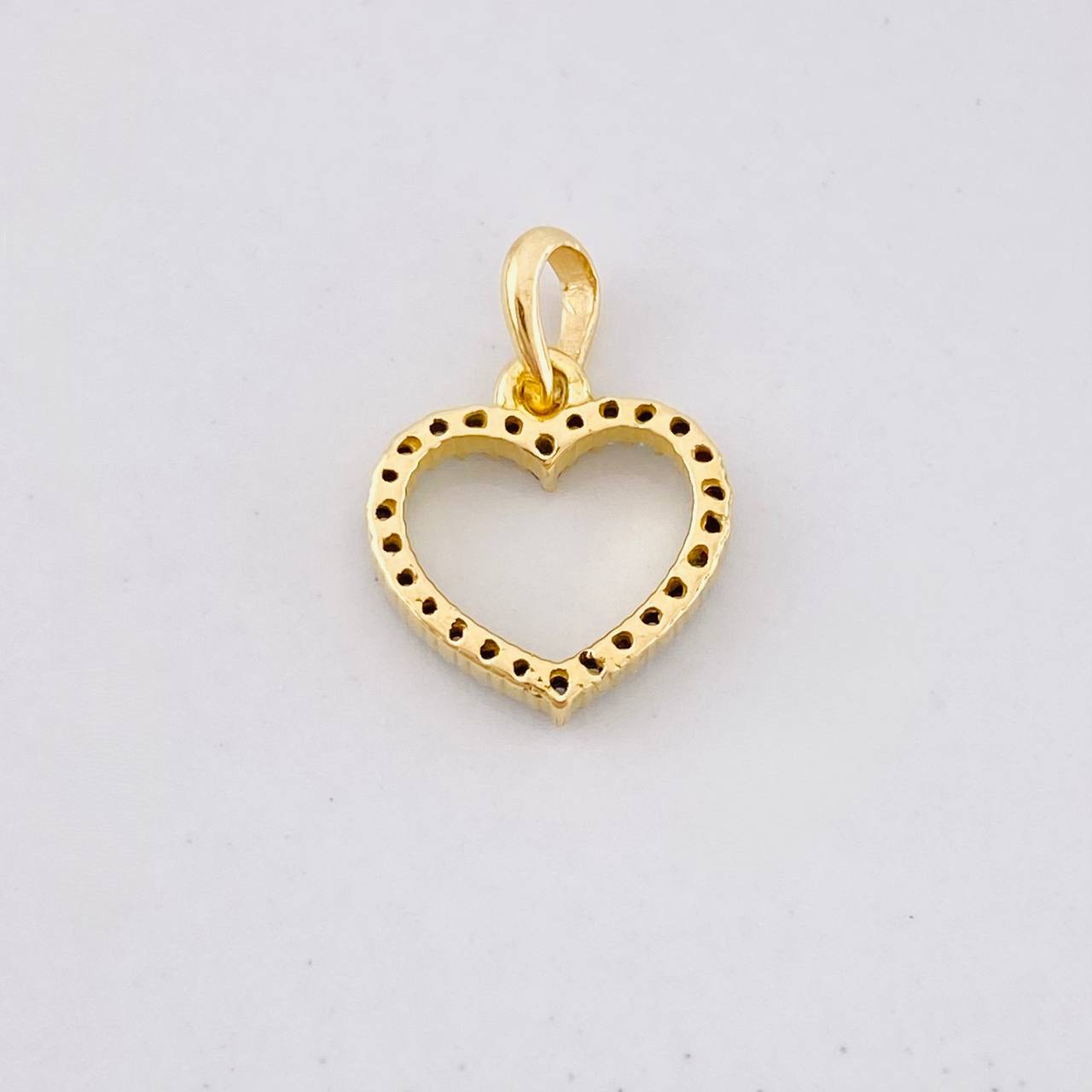 Dije Silueta Corazón 0.65g / 1.3cm Oro Amarillo 18K