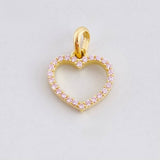 Dije Silueta Corazón 0.65g / 1.3cm Oro Amarillo 18K