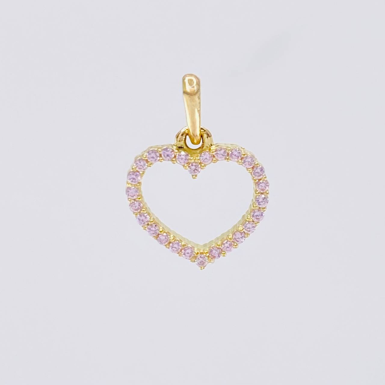 Dije Silueta Corazón 0.65g / 1.3cm Oro Amarillo 18K