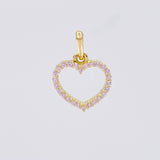 Dije Silueta Corazón 0.65g / 1.3cm Oro Amarillo 18K