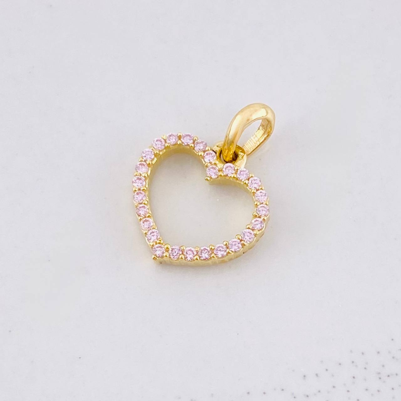 Dije Silueta Corazón 0.65g / 1.3cm Oro Amarillo 18K
