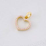 Dije Silueta Corazón 0.65g / 1.3cm Oro Amarillo 18K