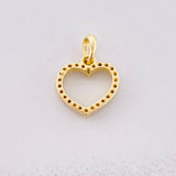Dije Silueta Corazón 0.65g / 1.3cm Oro Amarillo 18K