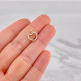 Dije Silueta Corazón 0.65g / 1.3cm Oro Amarillo 18K