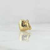 Dije Corazón Cojín 0.95gr / 1.7cm / Liso Oro Amarillo 18K ©