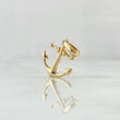 Dije Ancla 0.95gr / 2cm / Lisa Oro Amarillo 18K