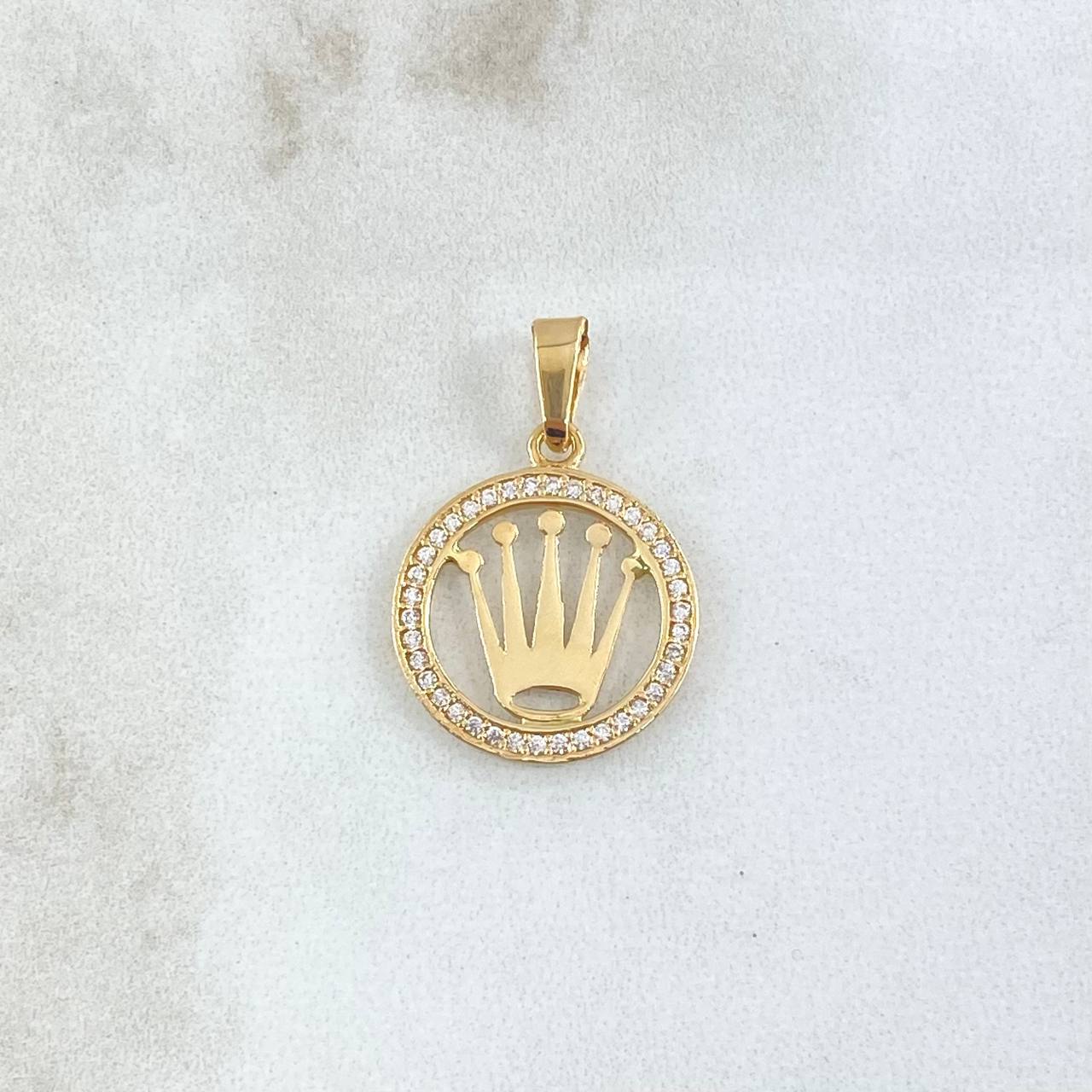 Dije Marco Corona Rx 1.2gr / 2.3cm / Oro 18K