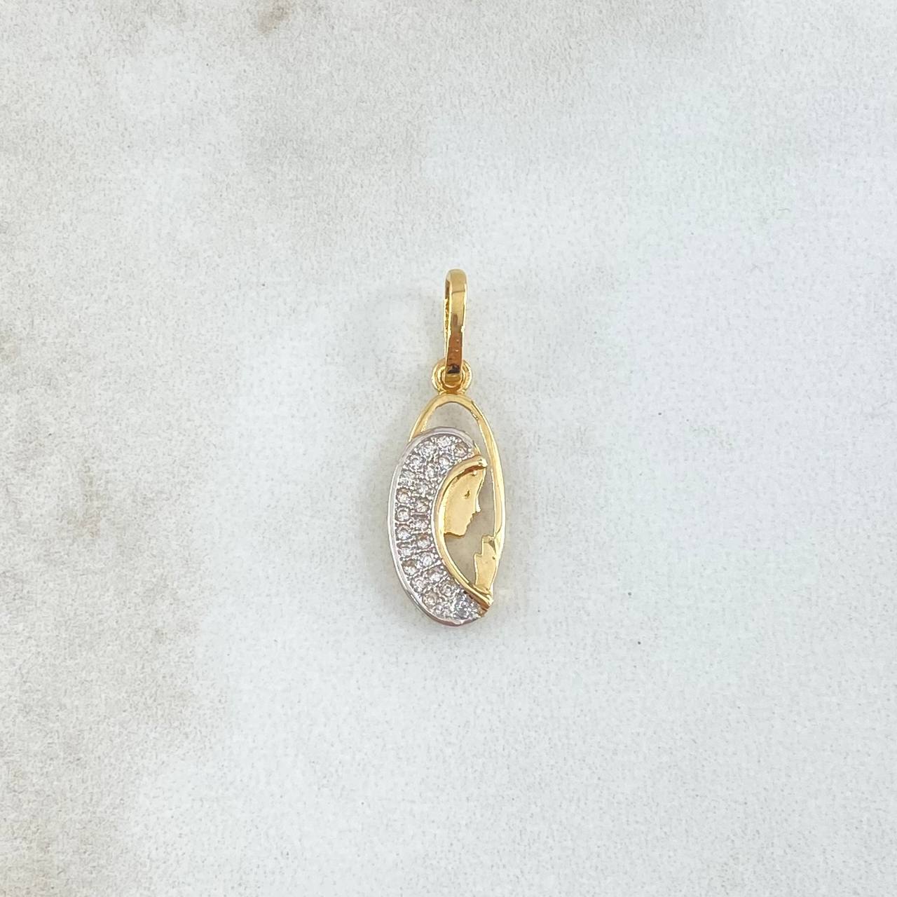 Dije Virgen María 1.15gr / 2.2cm / Oro 18K ©