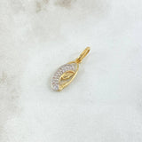 Dije Virgen María 1.15gr / 2.2cm / Oro 18K