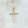 Dije Cruz INRI 1.15gr / 3.5cm / Lisa Oro Amarillo 18K ©