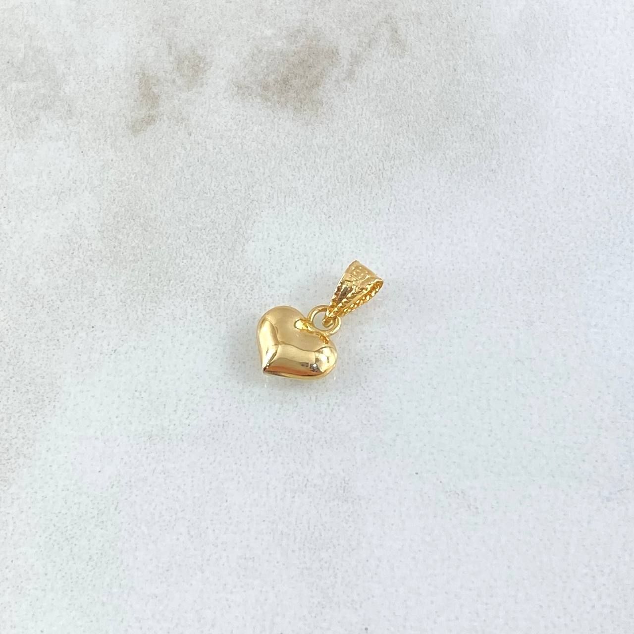 Dije Corazon 0.3gr / 1.2cm / Oro Amarillo 18K ©