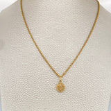 Set Cadena y Dije Lazo + San Benito 1.55gr / Oro Amarillo 18K (Oferta) $
