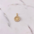 Dije Medalla San Benito 2.05gr / 2.2cm / Circones Blancos Oro Amarillo 18K $