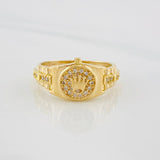 Anillo Correa Corona 3.9g / T6 1/2 Oro Amarillo 18K