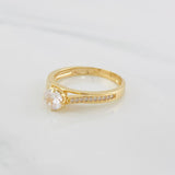 Anillo Solitario Churumbela Corazón 2.55g / T6 3/4 Oro Amarillo 18K