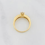 Anillo Solitario Churumbela Doble 3.45g / T7 Oro Amarillo 18K