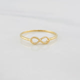 Anillo Infinito 0.85g / T6 1/2 Oro Amarillo 18K