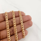 Cadena Cubana Infinito 19 g / 61 cm / 4.8 mm Oro Rosa 18K
