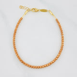 Pulso Modulable Tipo militar 4.15g / 19.5cm - 17.7cm / 3mm Dos Oros Amarillo Rosa 18K