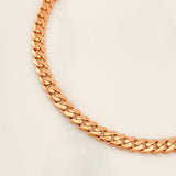 Pulso Cubano Infinito 7.1 g / 21 cm / 4.9 mm Oro Rosa 18K