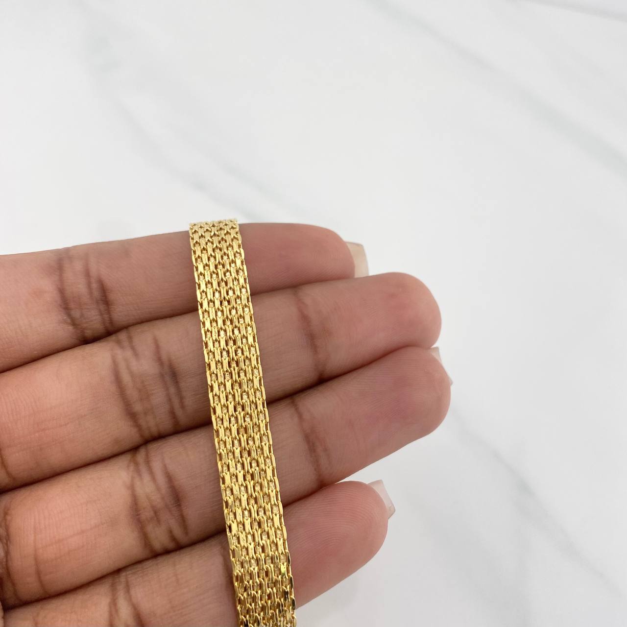Pulso Chino 5.65 g / 20.5 cm / 7.7 mm Oro Amarillo 18K