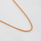Cadena Franco 3 g / 45 cm / 1 mm Oro Rosa 18K
